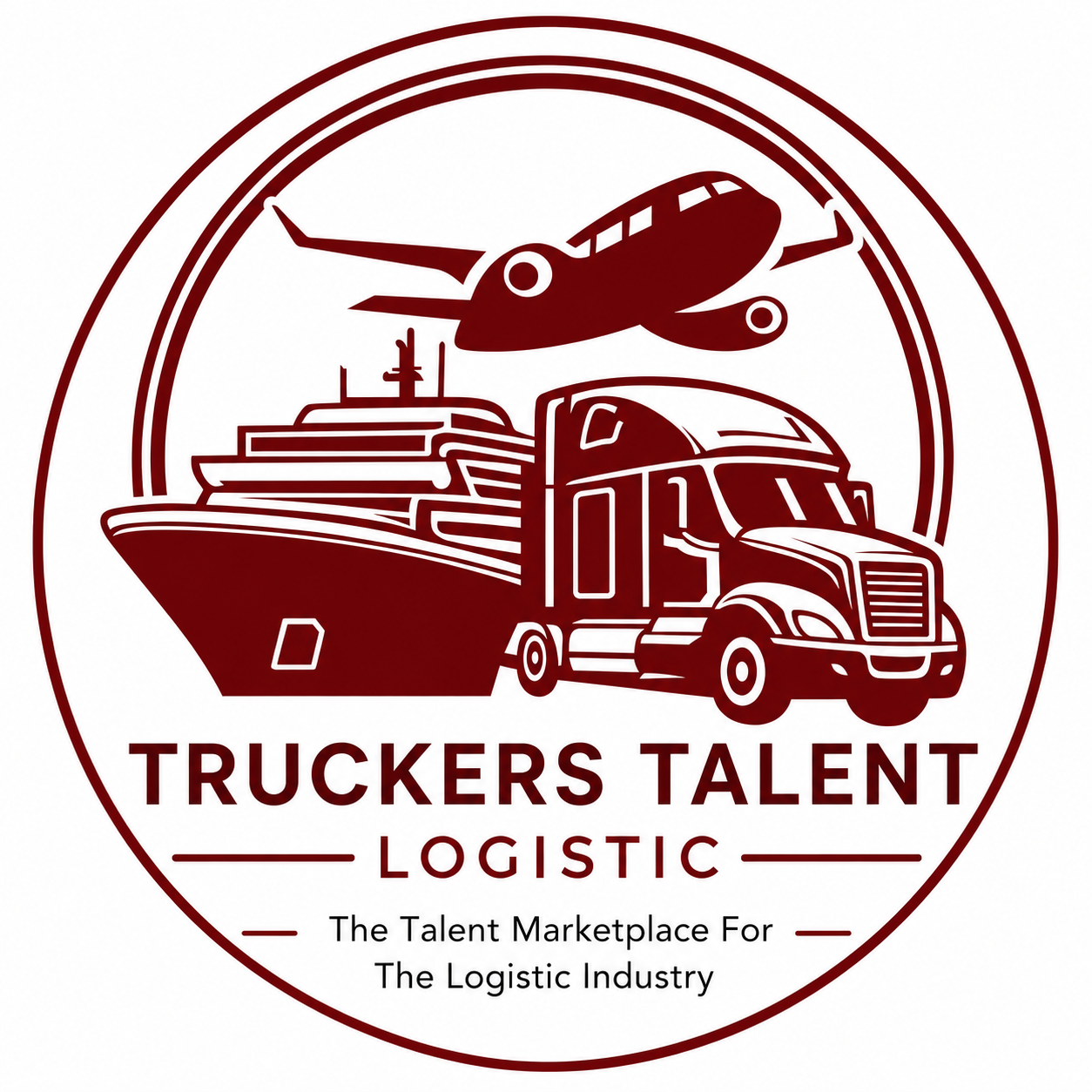 Official Truckers Talent Logistic company logo